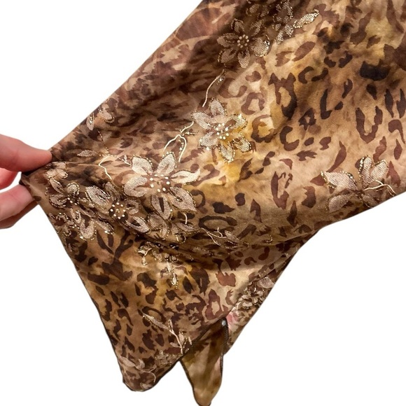 Vintage Brittany Black 90s Y2K Fairycore Blouse v Neck Asymmetrical Sleeve 3X - Picture 4 of 8